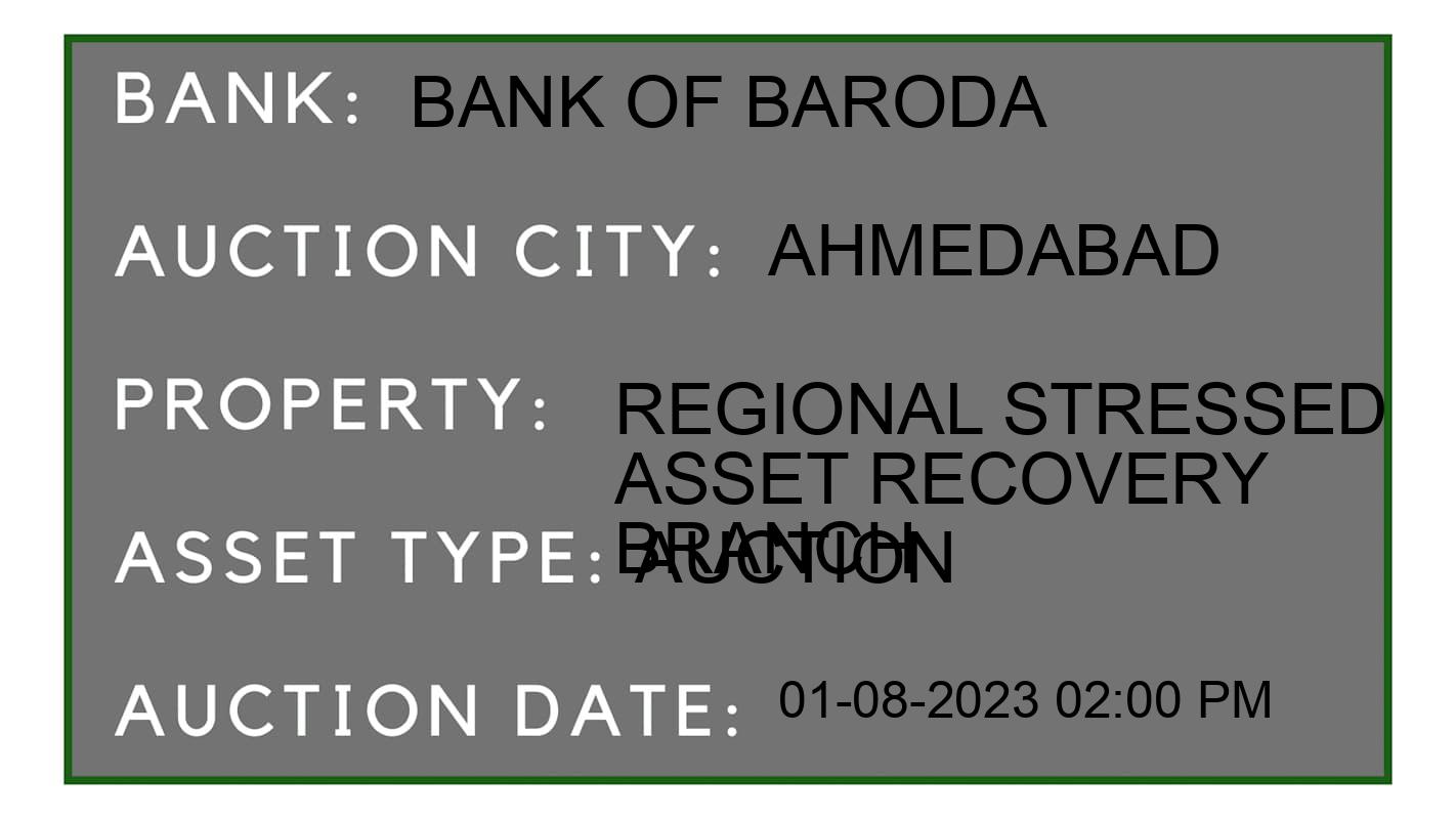Auction Bank India - ID No: 166021 - Bank of Baroda Auction of 