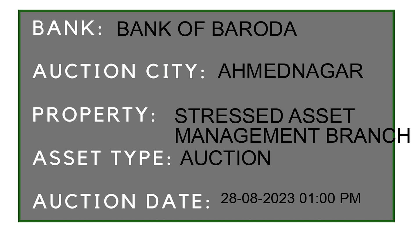 Auction Bank India - ID No: 166050 - Bank of Baroda Auction of 