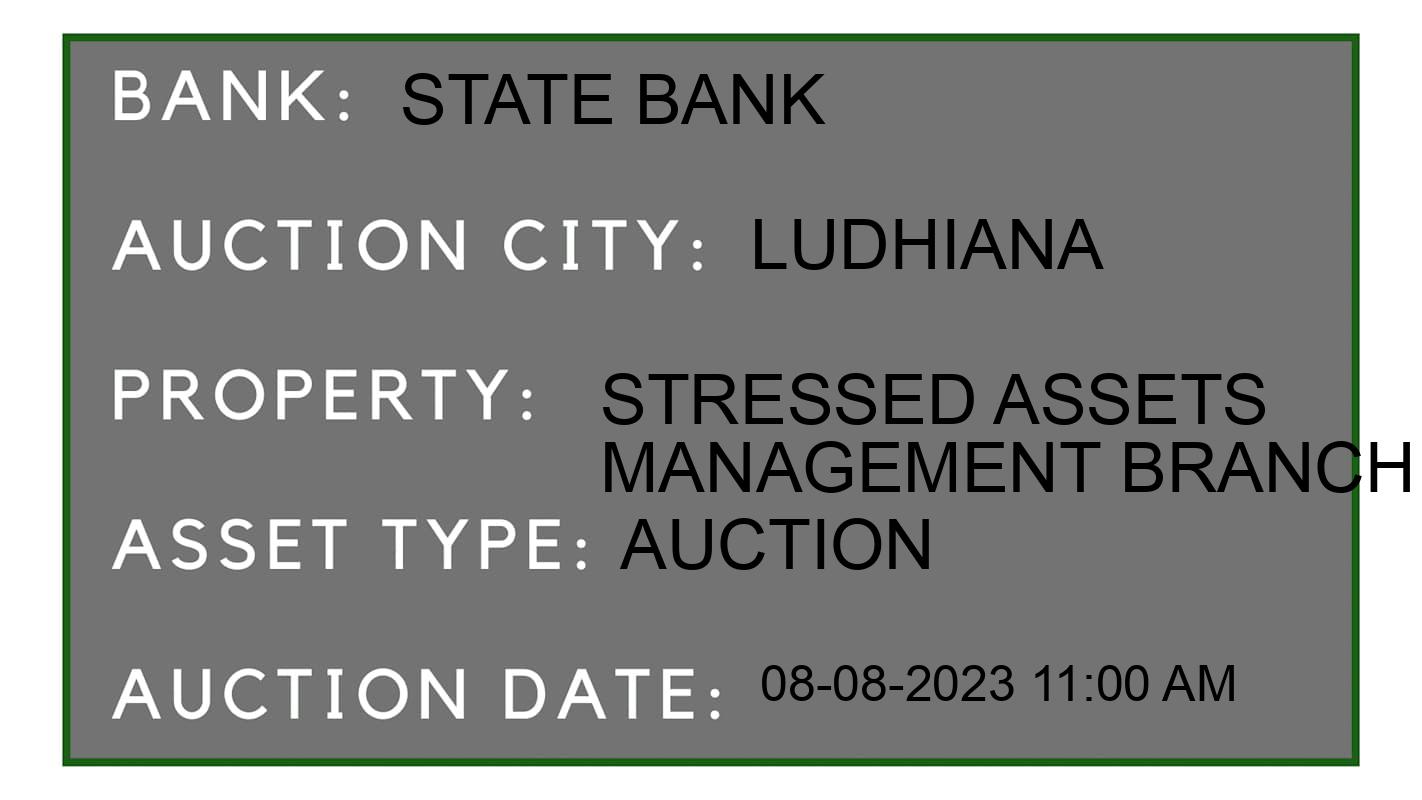 Auction Bank India - ID No: 166070 - State Bank Auction of 