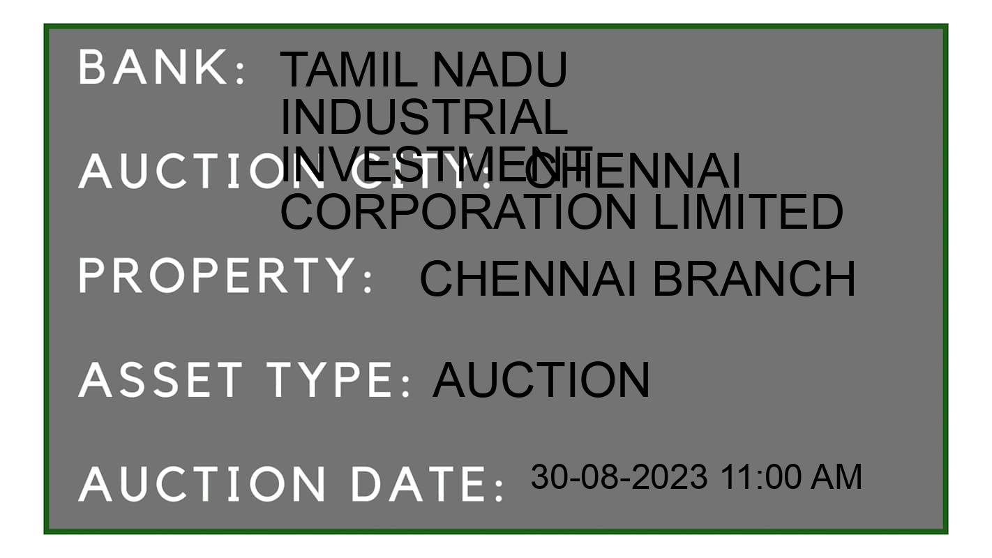 Auction Bank India - ID No: 166237 - Tamil Nadu Industrial Investment Corporation Limited Auction of 