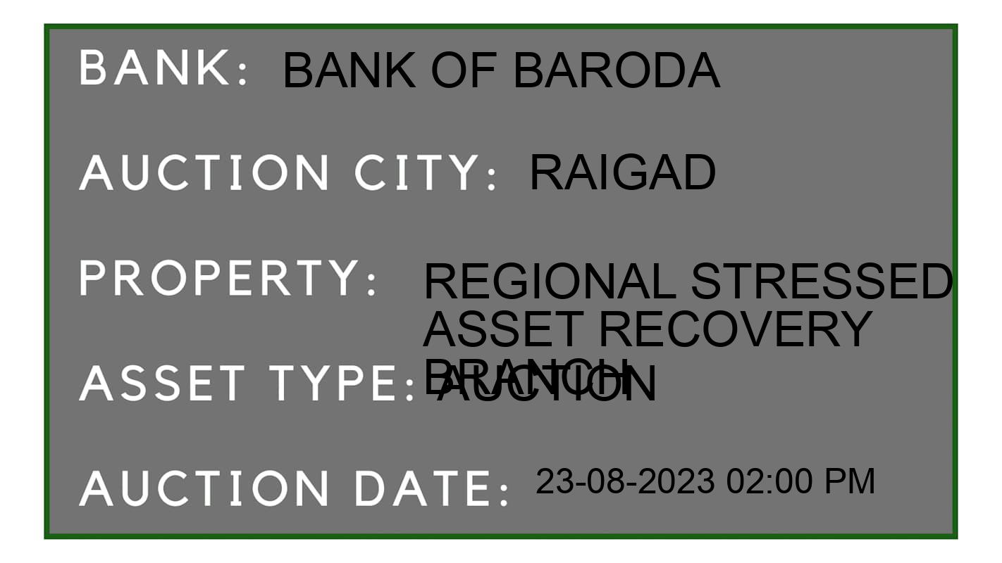 Auction Bank India - ID No: 167266 - Bank of Baroda Auction of 