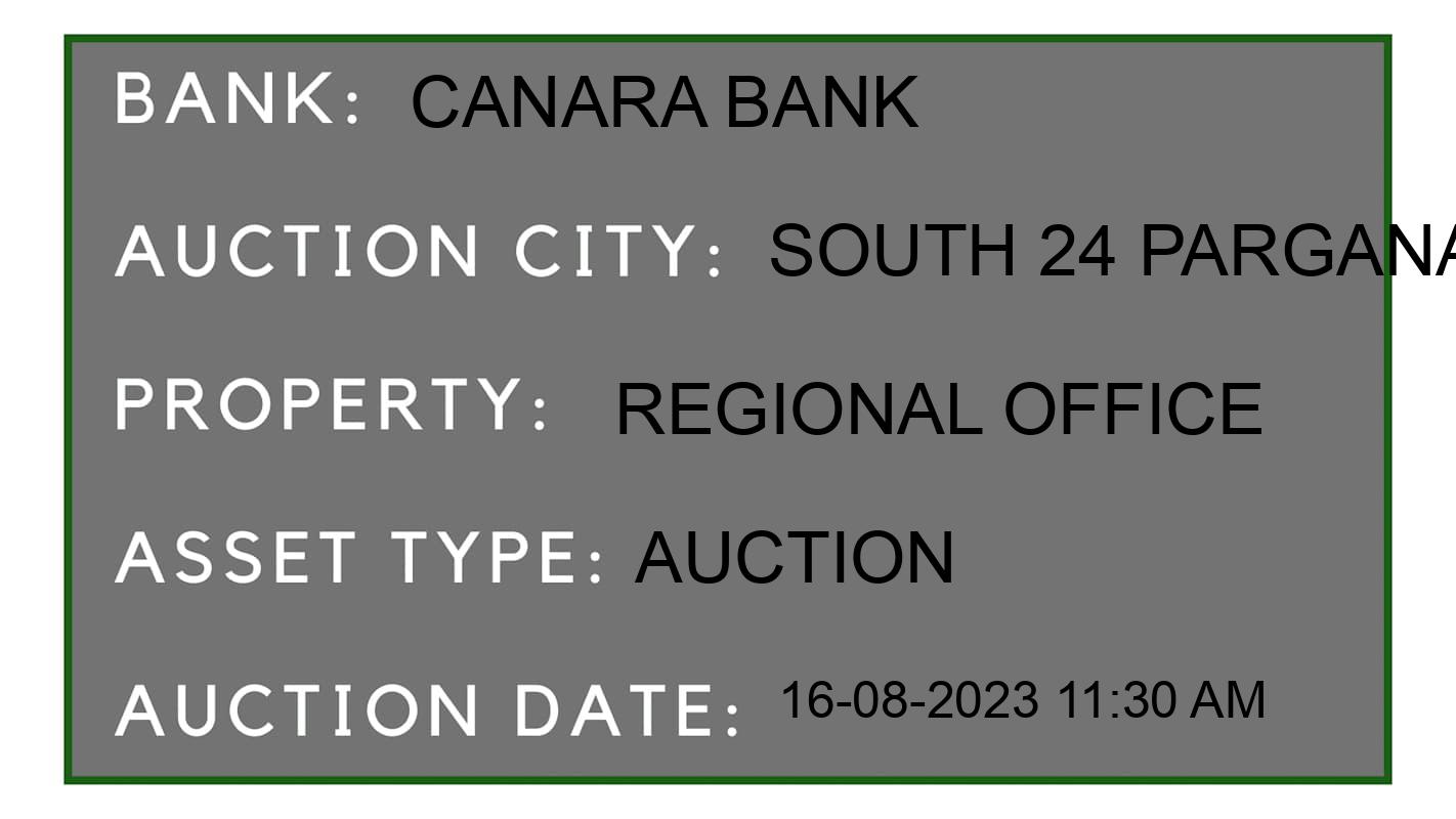 Auction Bank India - ID No: 167565 - Canara Bank Auction of 