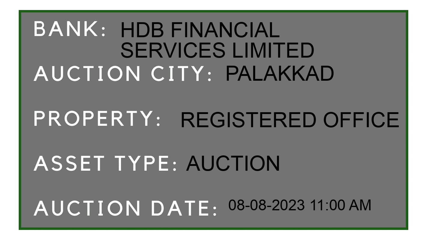 Auction Bank India - ID No: 167993 - HDB Financial Services Limited Auction of 