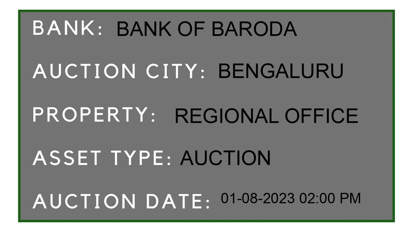 Auction Bank India - ID No: 168057 - Bank of Baroda Auction of 