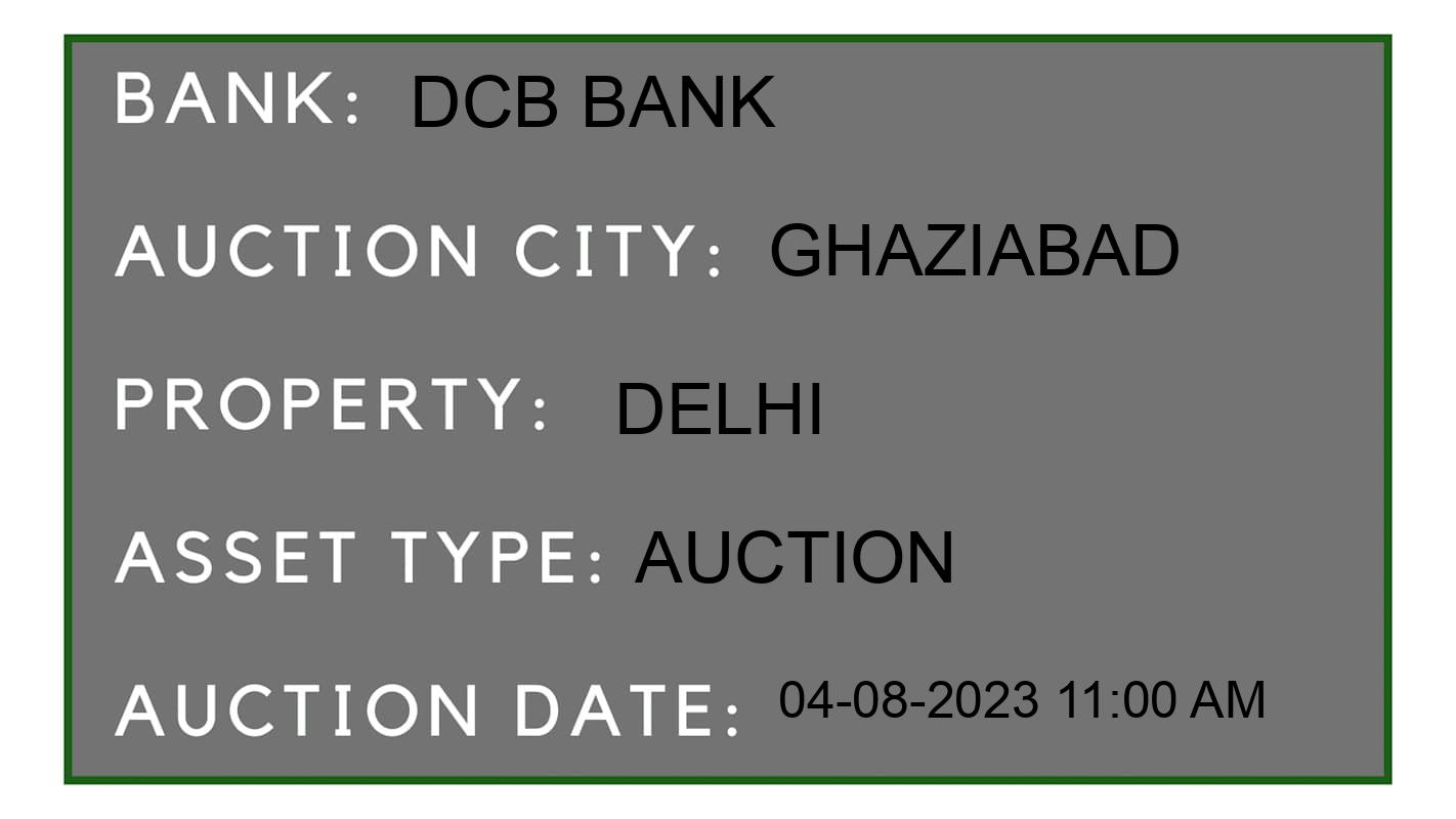 Auction Bank India - ID No: 168081 - DCB Bank Auction of 