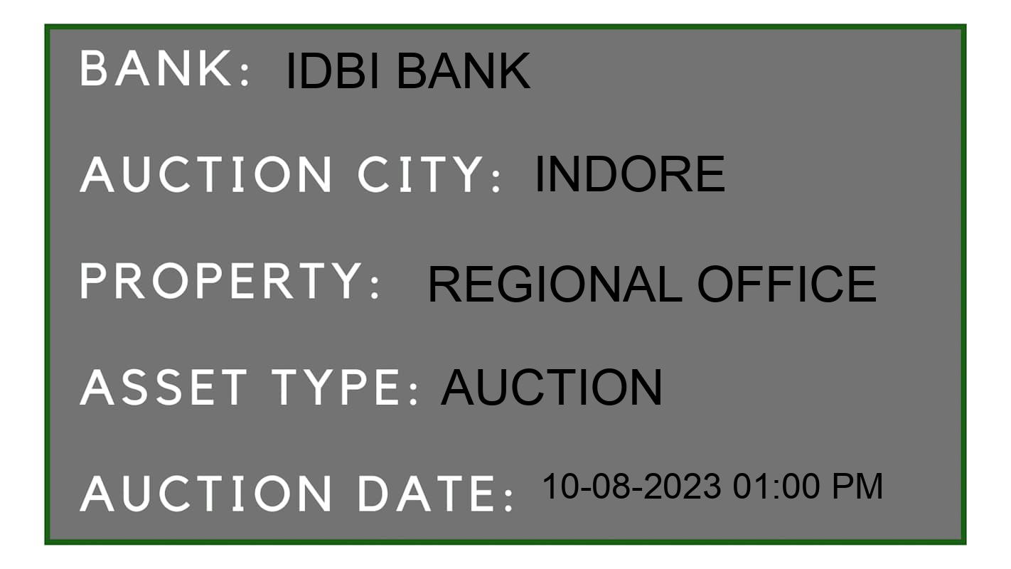 Auction Bank India - ID No: 168085 - IDBI Bank Auction of 
