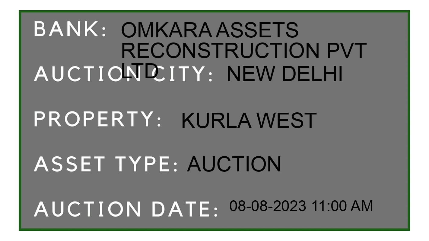 Auction Bank India - ID No: 168374 - Omkara Assets Reconstruction Pvt Ltd Auction of 
