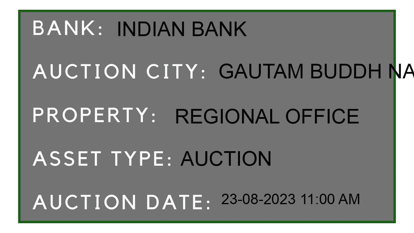 Auction Bank India - ID No: 168414 - Indian Bank Auction of 