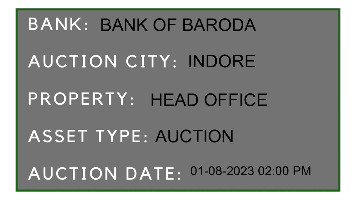 Auction Bank India - ID No: 168836 - Bank of Baroda Auction of 