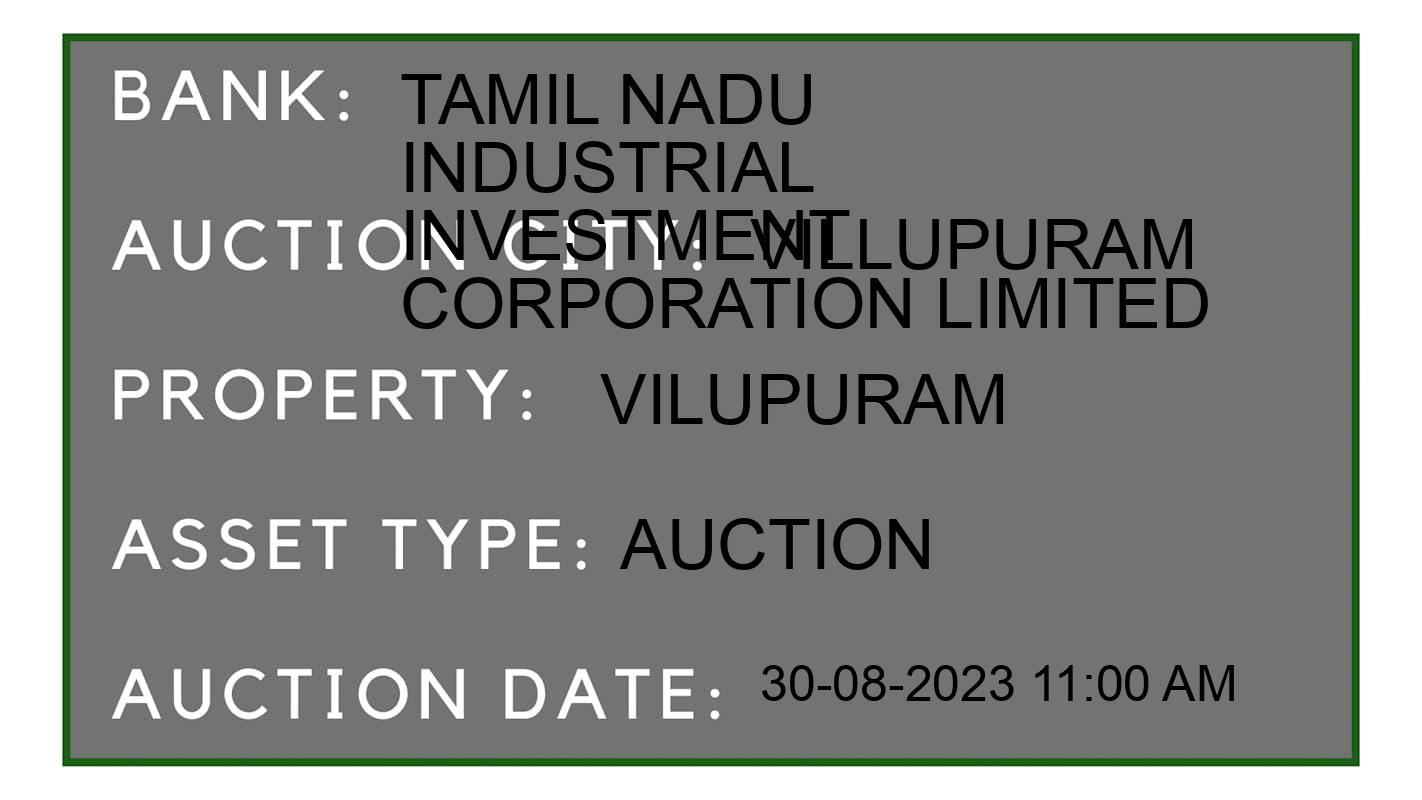 Auction Bank India - ID No: 169370 - Tamil Nadu Industrial Investment Corporation Limited Auction of 