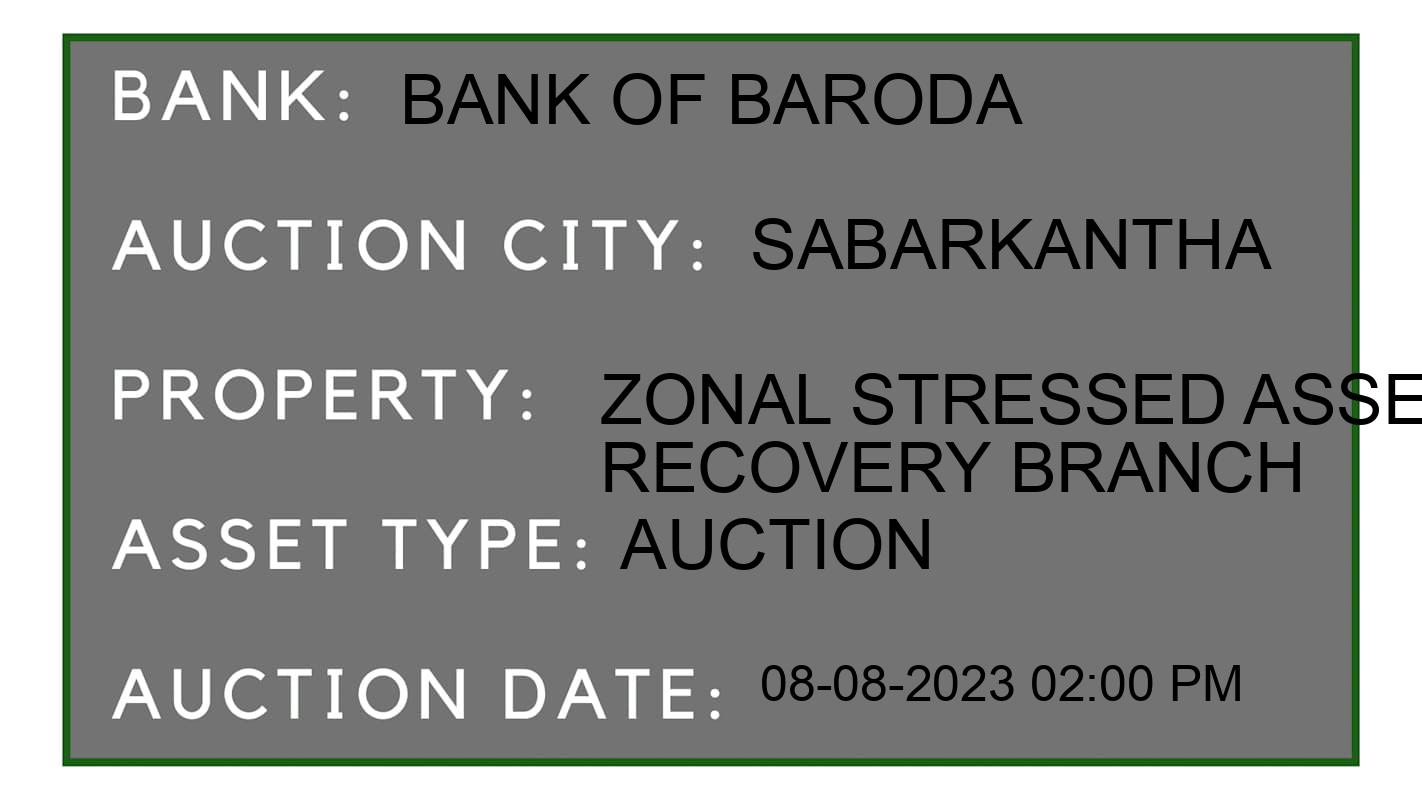 Auction Bank India - ID No: 170616 - Bank of Baroda Auction of 