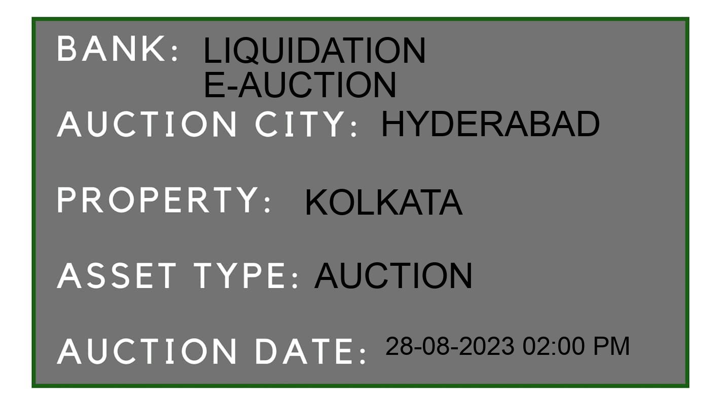 Auction Bank India - ID No: 171071 - Liquidation E-Auction Auction of 