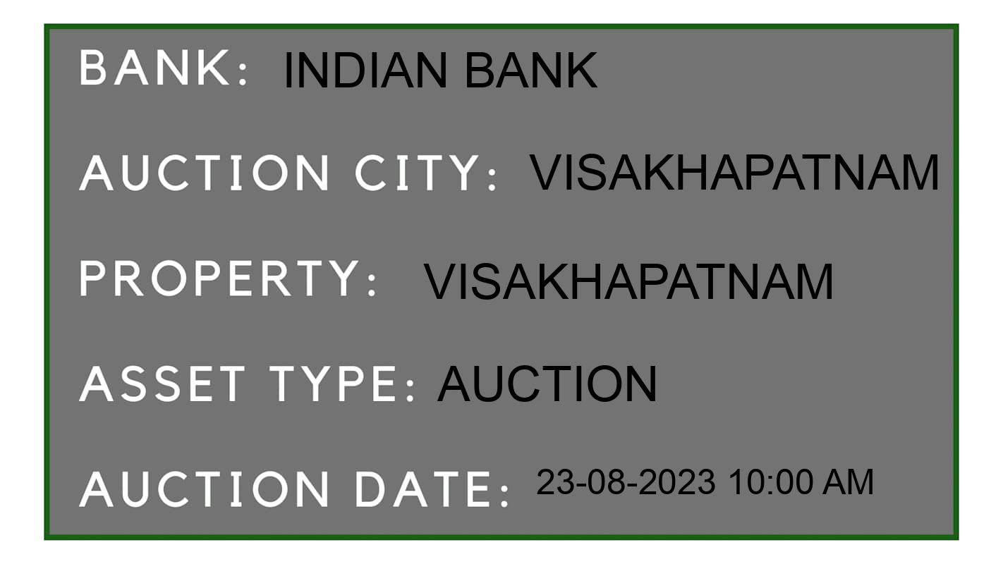 Auction Bank India - ID No: 171136 - Indian Bank Auction of 