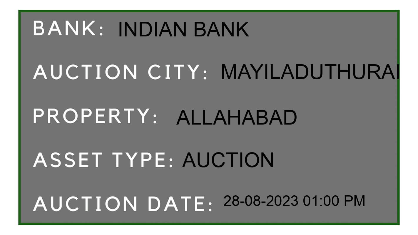 Auction Bank India - ID No: 171142 - Indian Bank Auction of 
