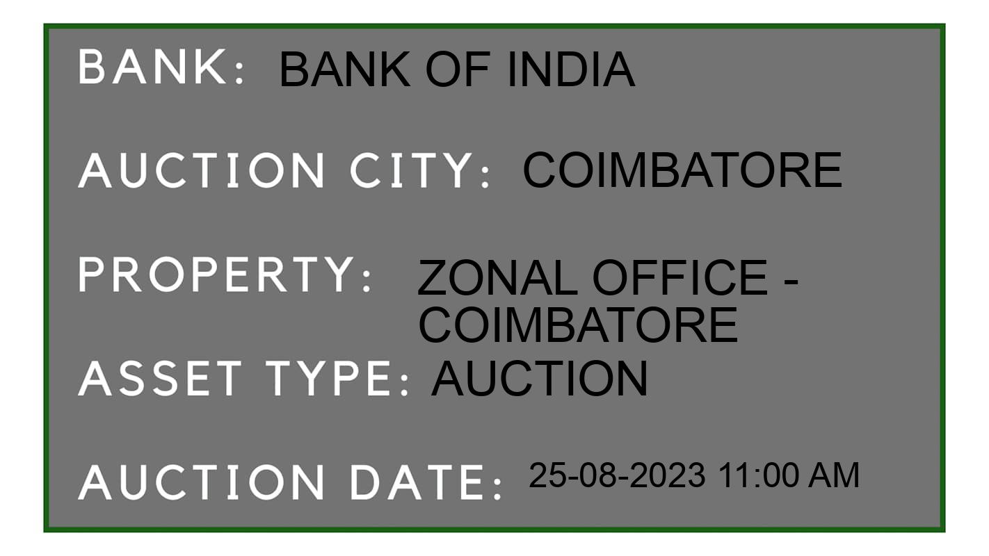 Auction Bank India - ID No: 171251 - Bank of India Auction of 