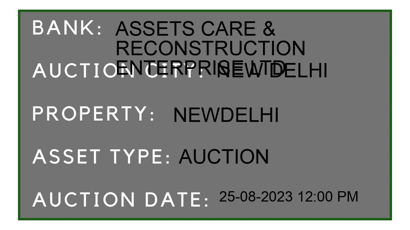 Auction Bank India - ID No: 171273 - Assets Care & Reconstruction Enterprise Ltd Auction of 