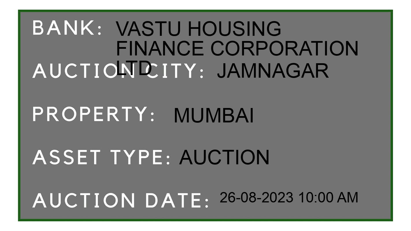 Auction Bank India - ID No: 171386 - Vastu Housing Finance Corporation Ltd Auction of 