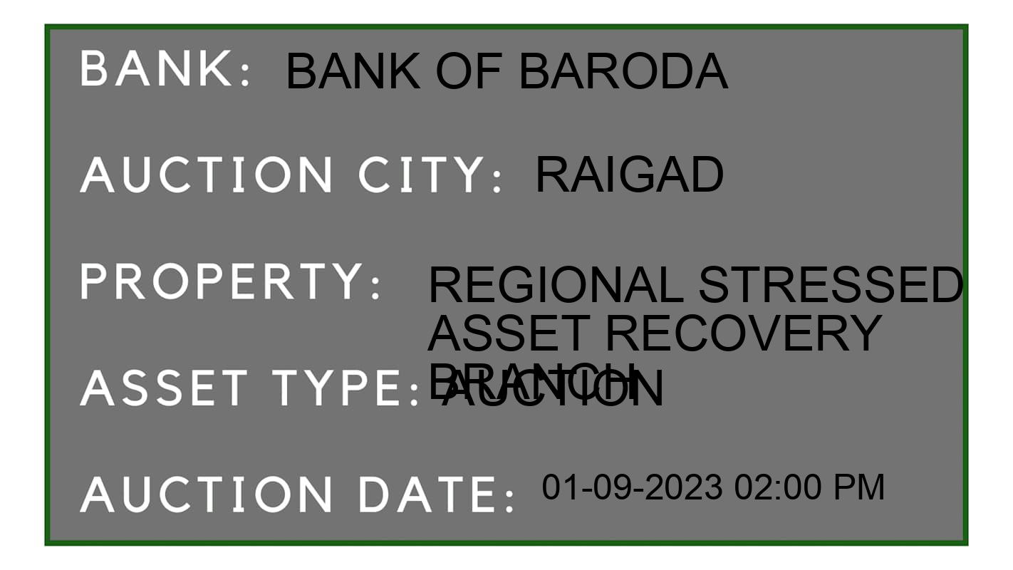 Auction Bank India - ID No: 171736 - Bank of Baroda Auction of 