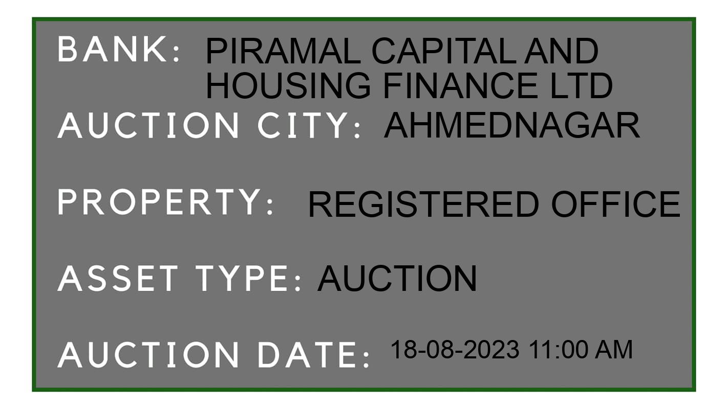 Auction Bank India - ID No: 172551 - PIRAMAL CAPITAL AND HOUSING FINANCE LTD Auction of 