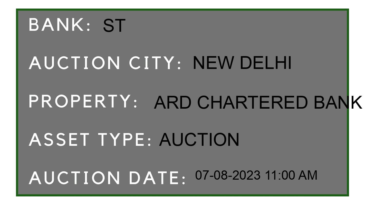 Auction Bank India - ID No: 172692 - St Auction of 