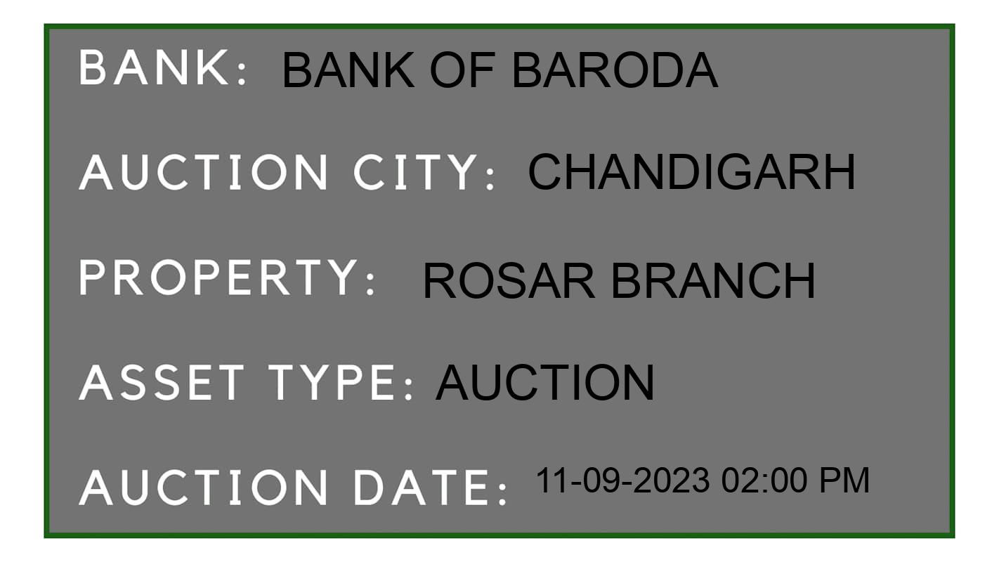 Auction Bank India - ID No: 172871 - Bank of Baroda Auction of 