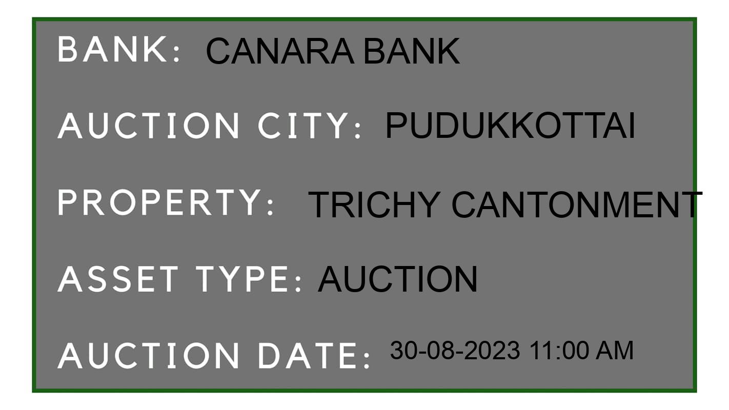 Auction Bank India - ID No: 173212 - Canara Bank Auction of 