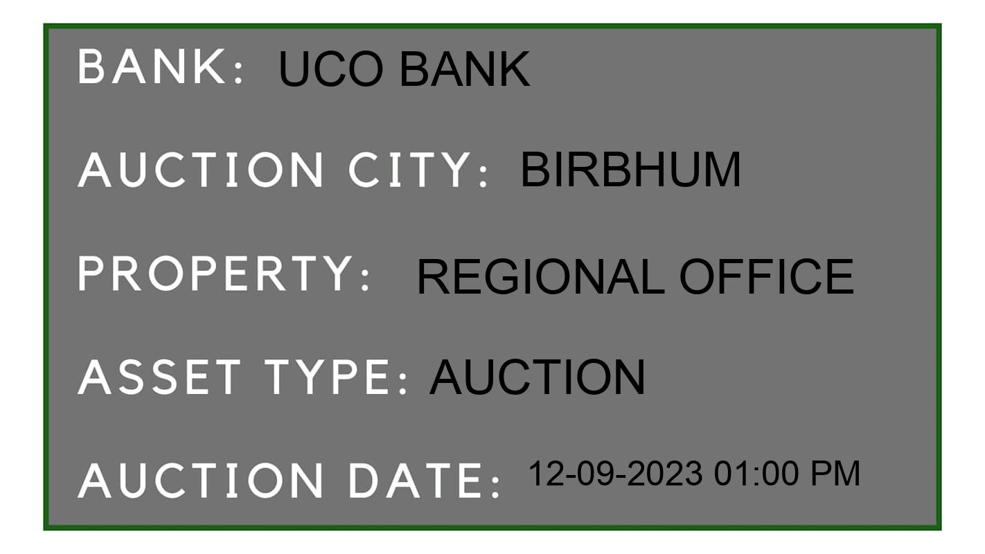 Auction Bank India - ID No: 173782 - UCO Bank Auction of 