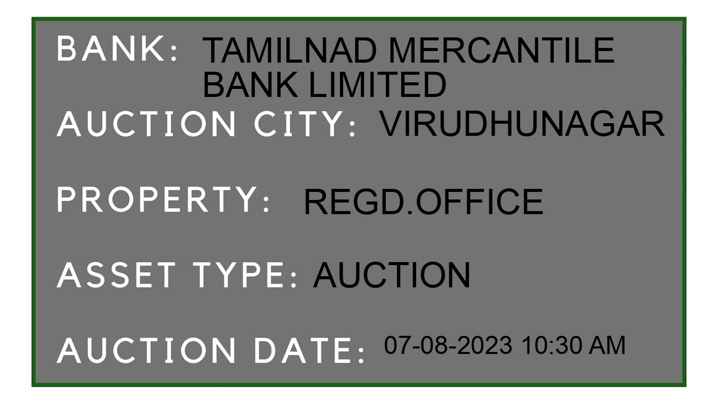 Auction Bank India - ID No: 173941 - Tamilnad Mercantile Bank Limited Auction of 