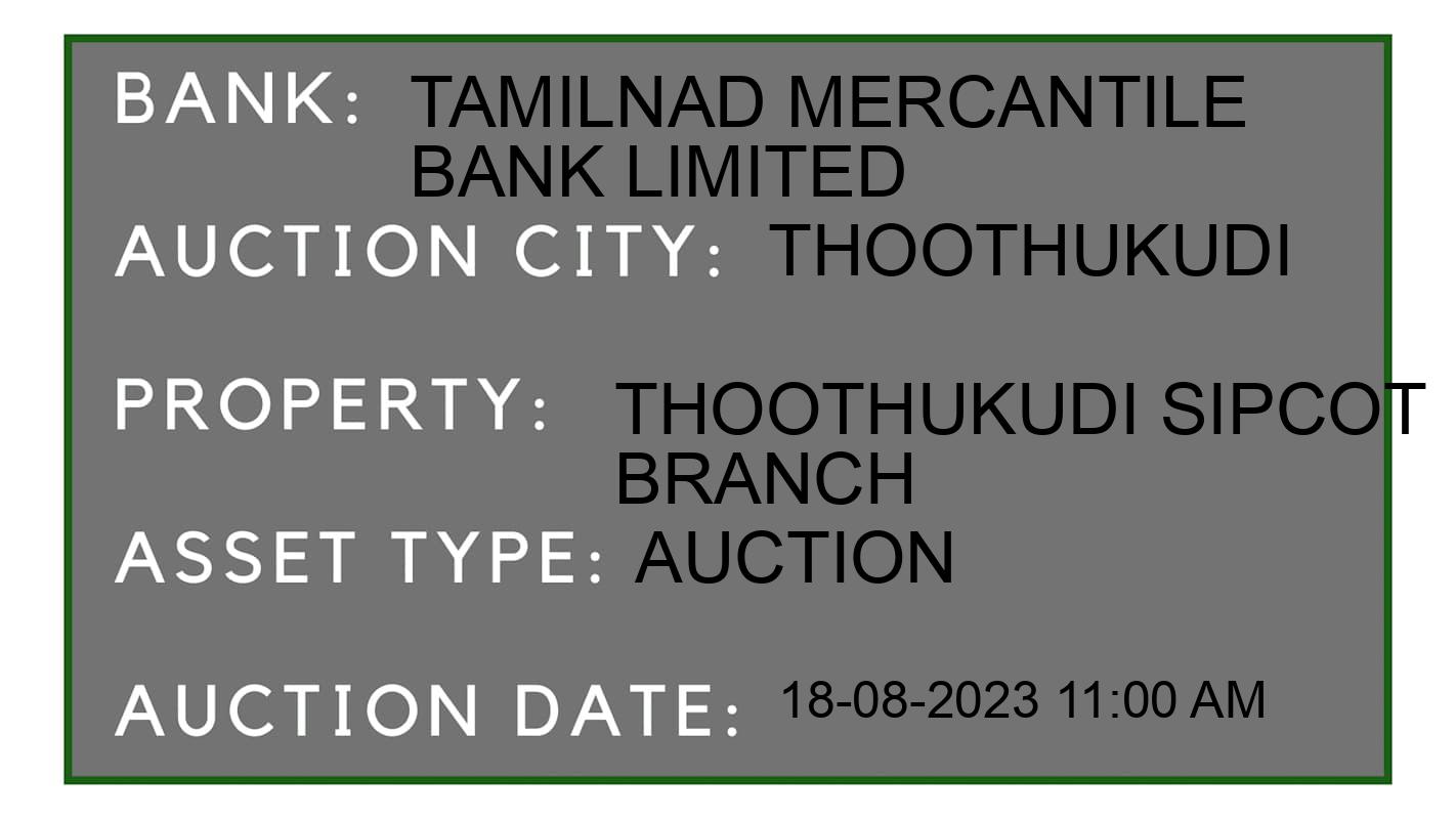 Auction Bank India - ID No: 173955 - Tamilnad Mercantile Bank Limited Auction of 