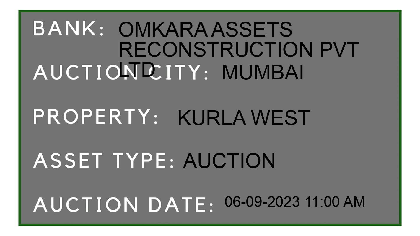 Auction Bank India - ID No: 174219 - Omkara Assets Reconstruction Pvt Ltd Auction of 