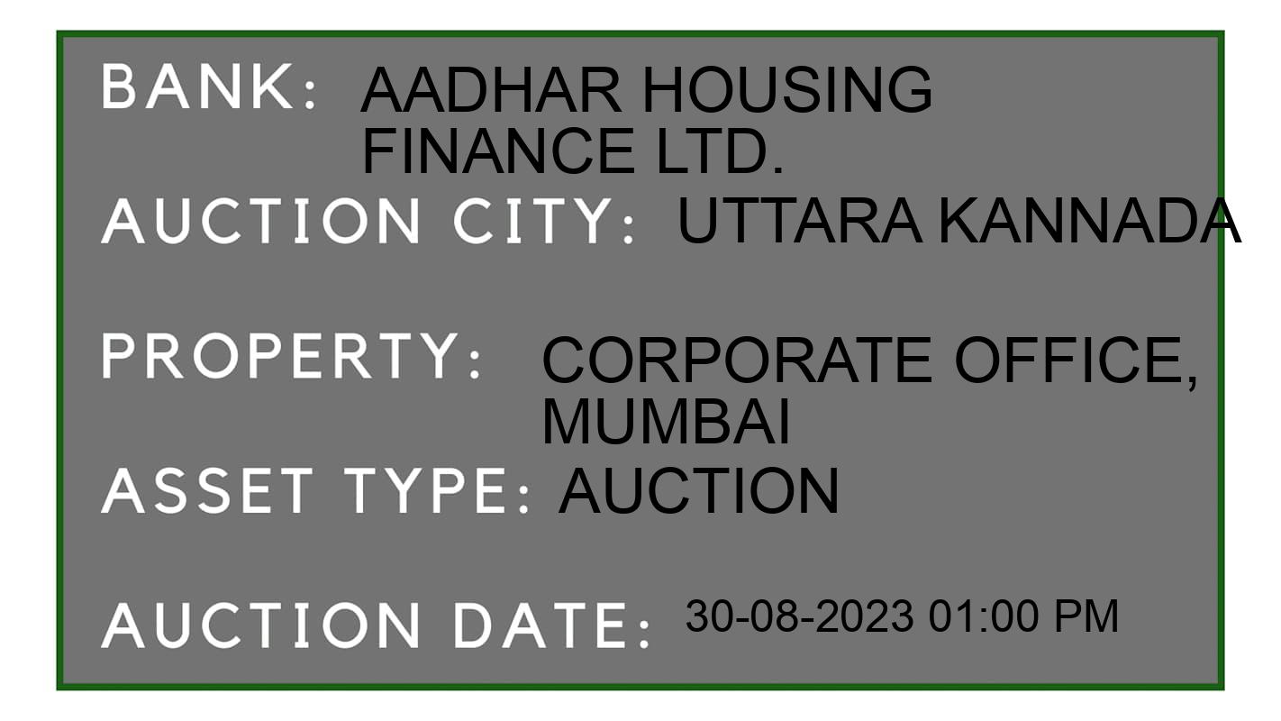 Auction Bank India - ID No: 174242 - Aadhar Housing Finance Ltd. Auction of 