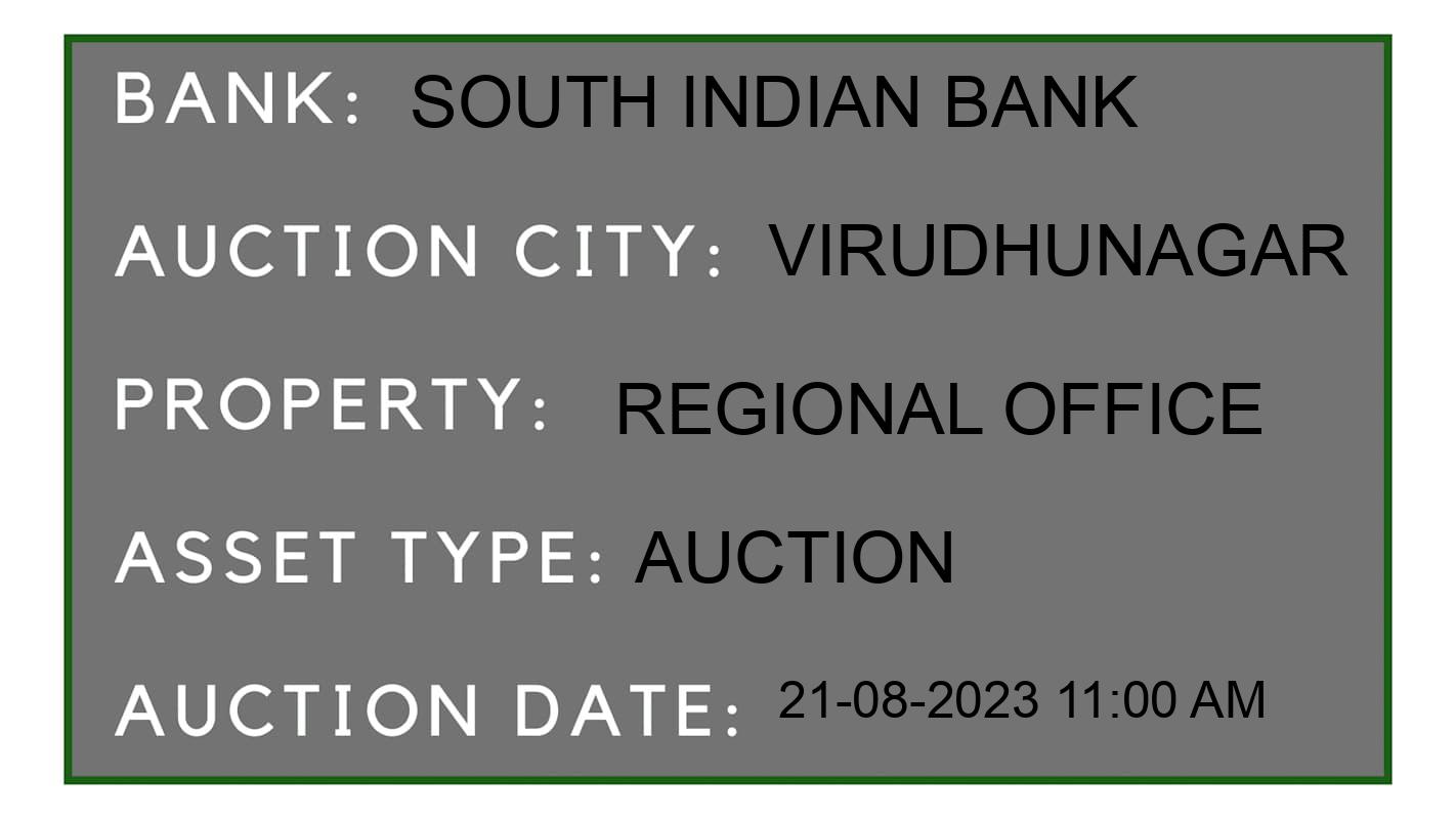 Auction Bank India - ID No: 174653 - South Indian Bank Auction of 