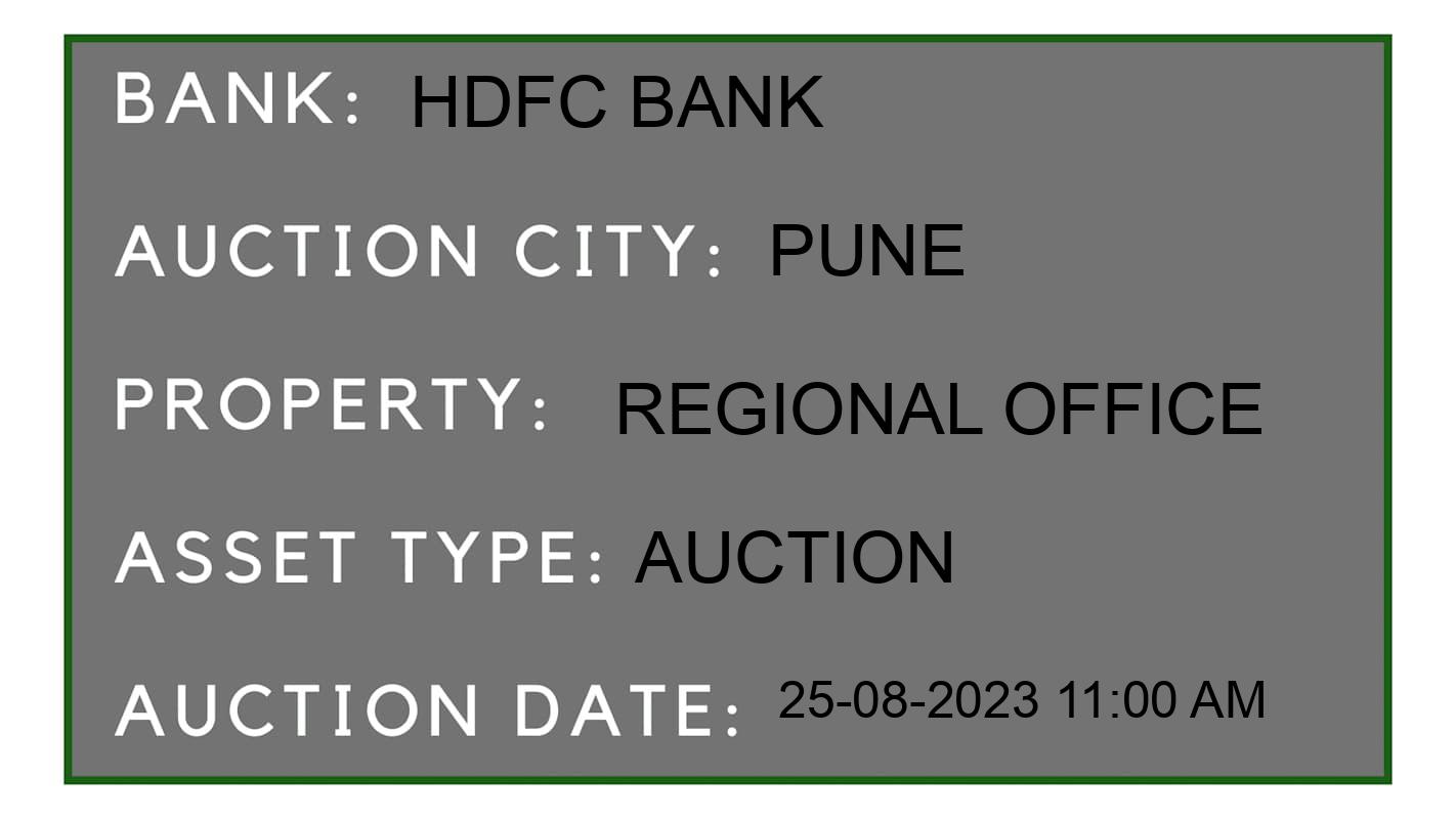 Auction Bank India - ID No: 174675 - HDFC Bank Auction of 