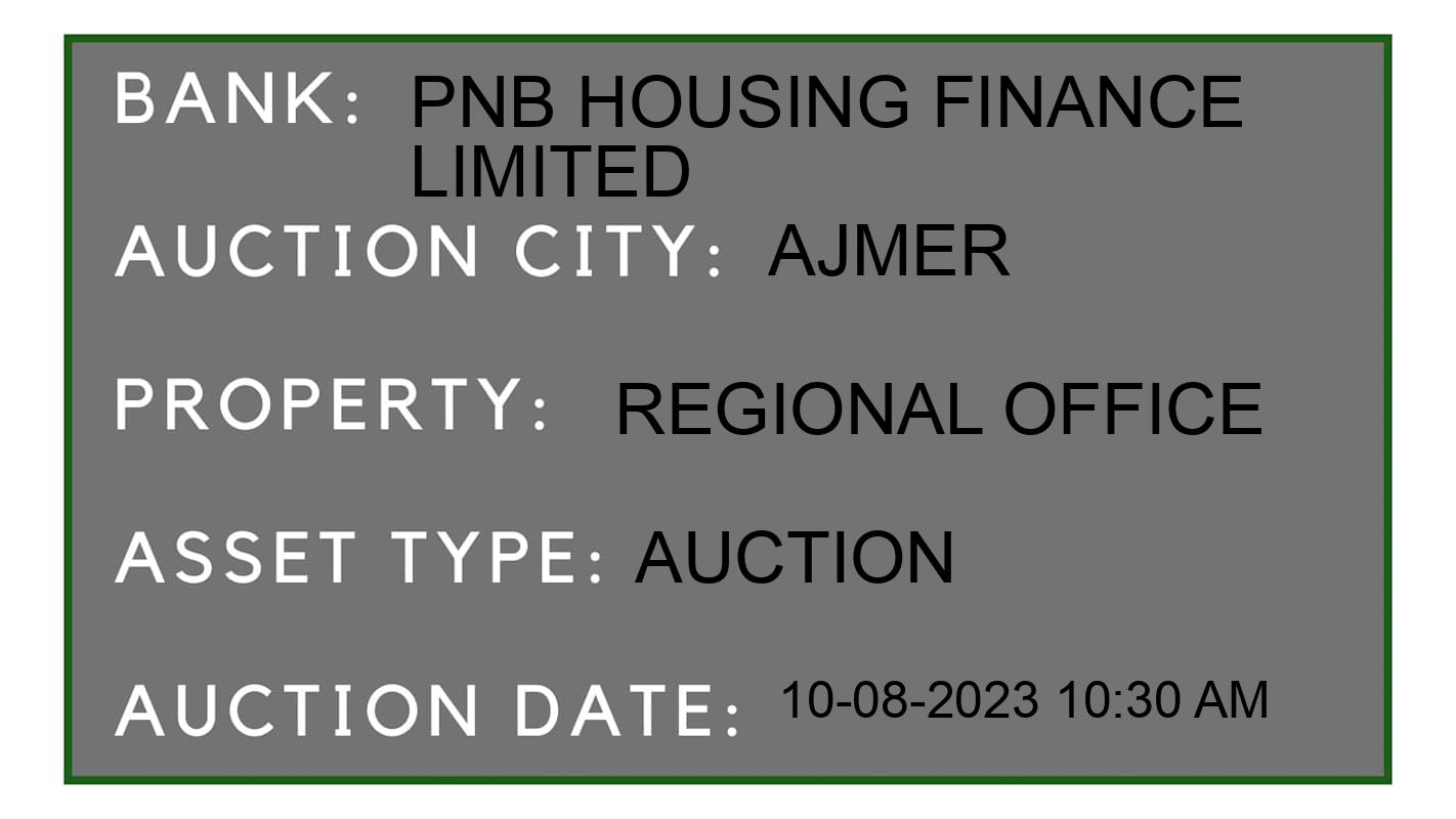 Auction Bank India - ID No: 174711 - PNB Housing Finance Limited Auction of 