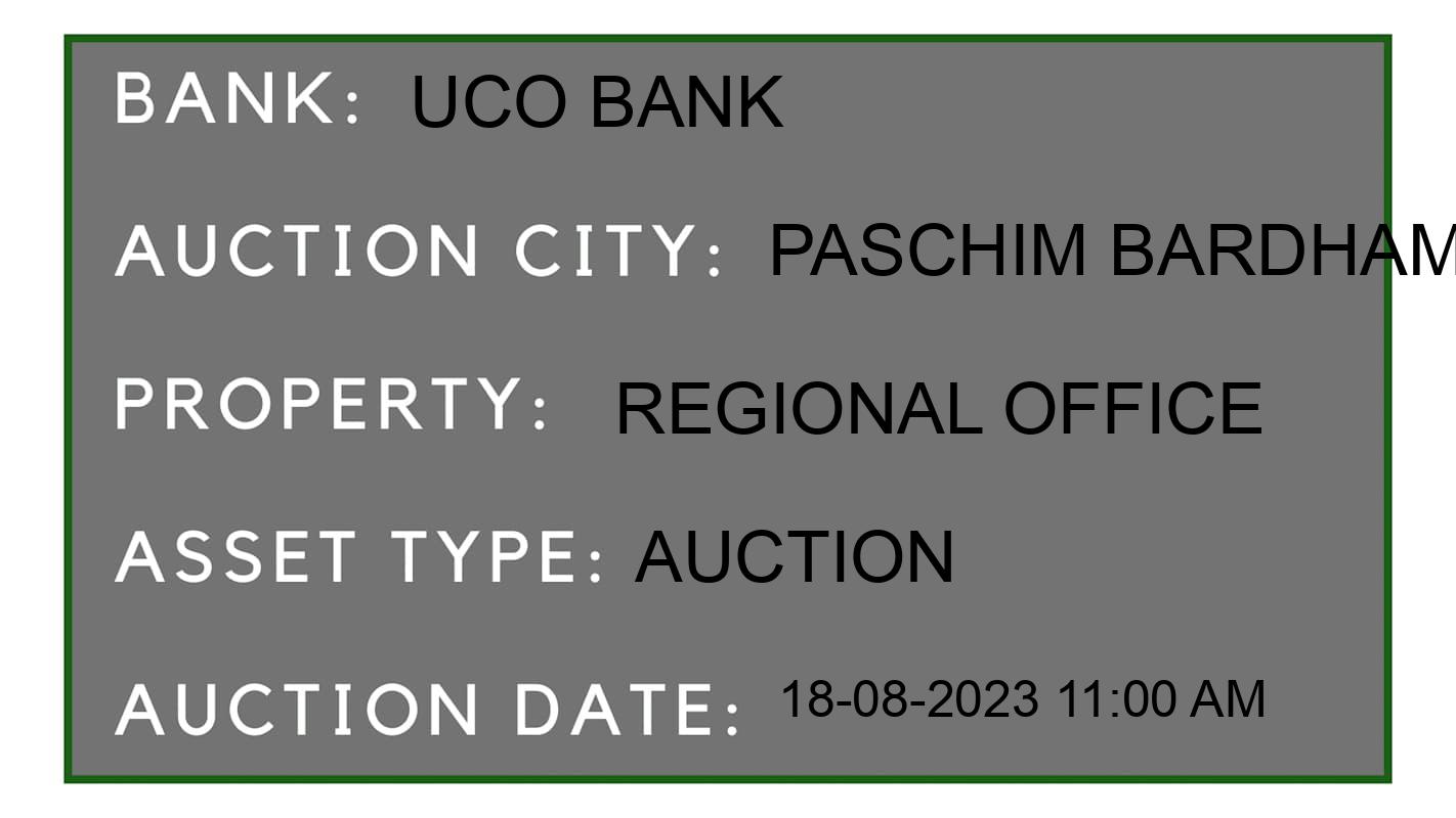 Auction Bank India - ID No: 174806 - UCO Bank Auction of 
