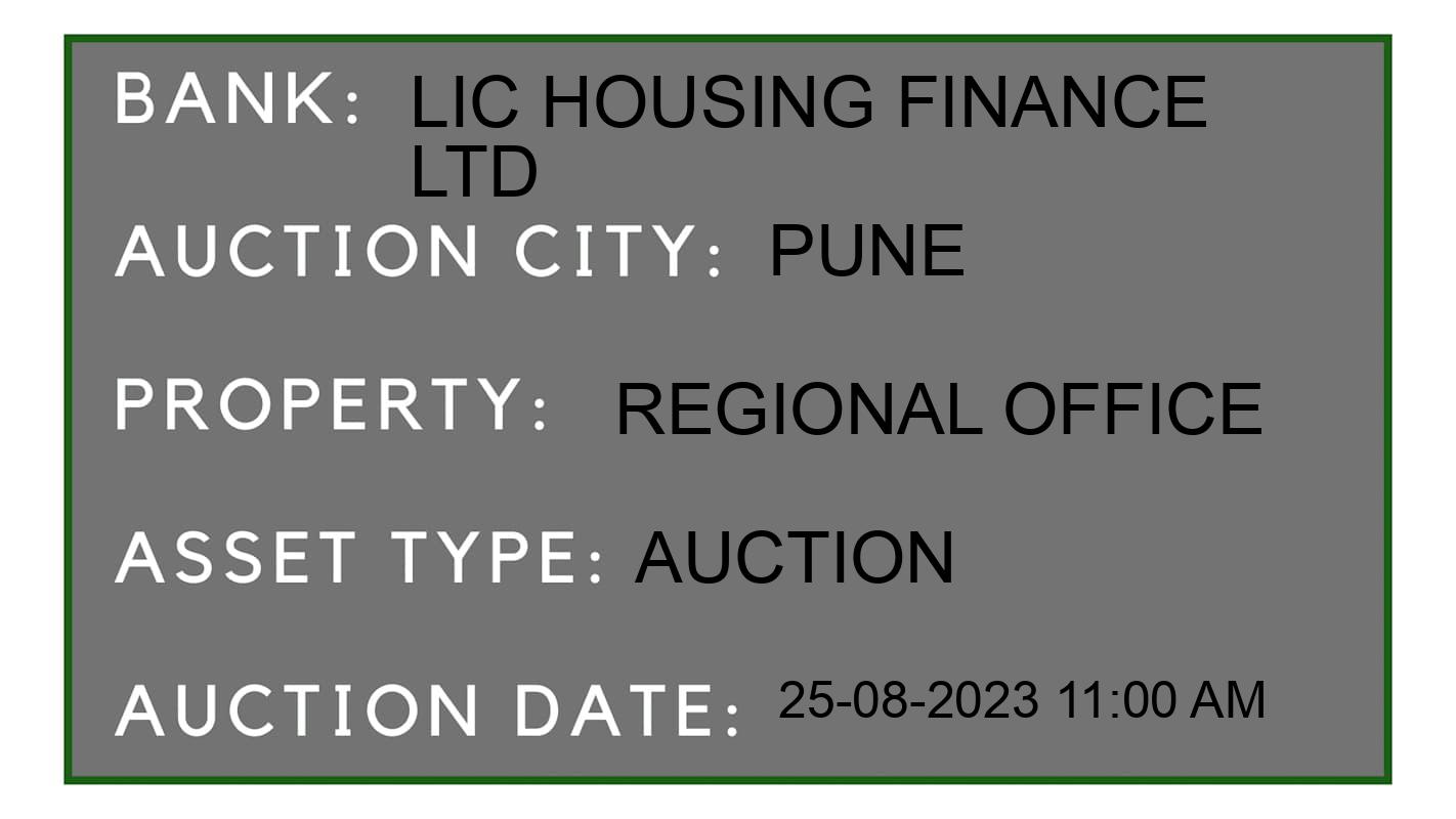 Auction Bank India - ID No: 175504 - LIC Housing Finance Ltd Auction of LIC Housing Finance Ltd Auctions for Residential Flat in Pune, Pune
