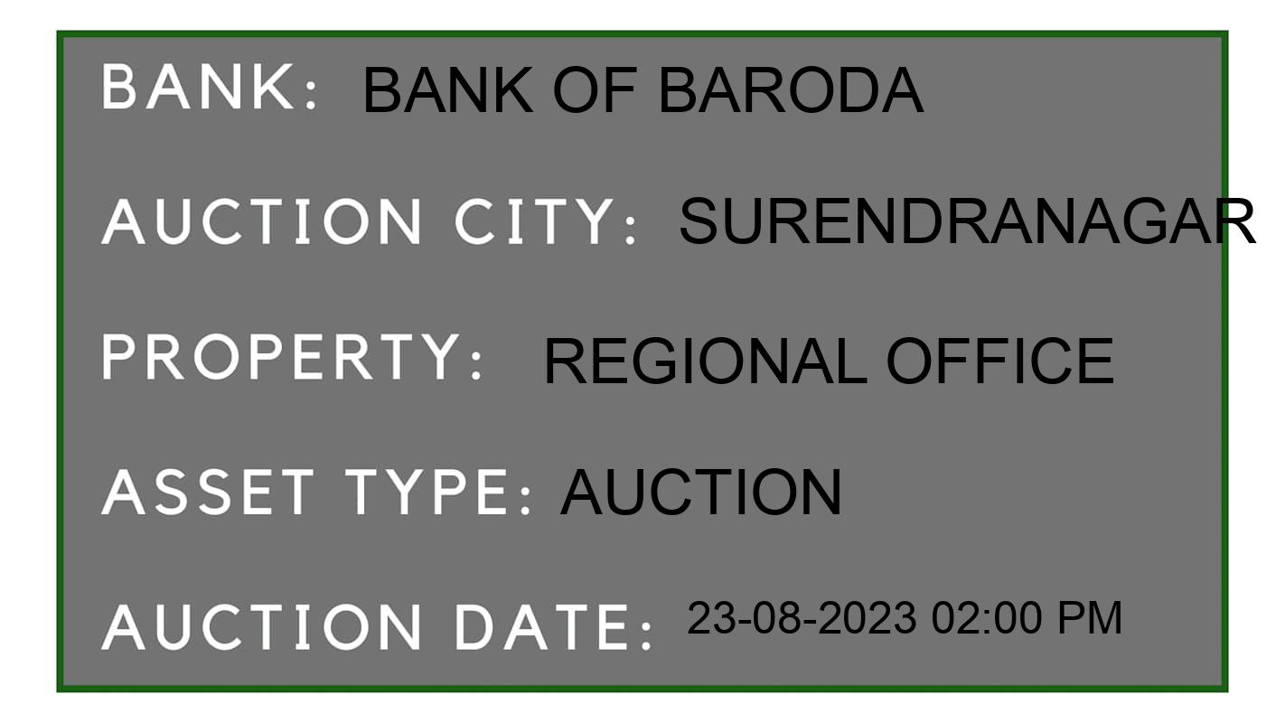 Auction Bank India - ID No: 176245 - Bank of Baroda Auction of Bank of Baroda Auctions for Commercial Building in Dhrangadhra, Surendranagar