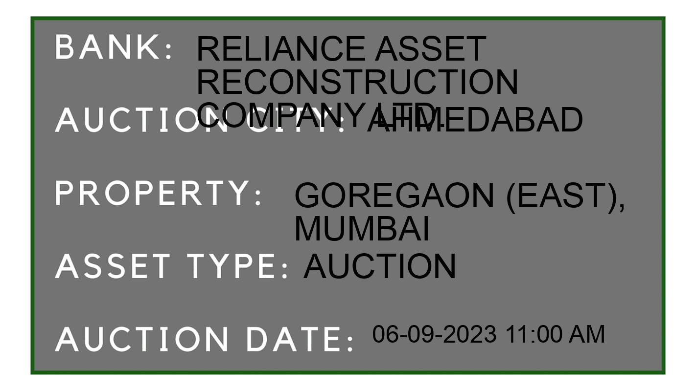 Auction Bank India - ID No: 176563 - Reliance Asset Reconstruction Company Ltd. Auction of Reliance Asset Reconstruction Company Ltd. Auctions for Residential Flat in Dahegam, Ahmedabad
