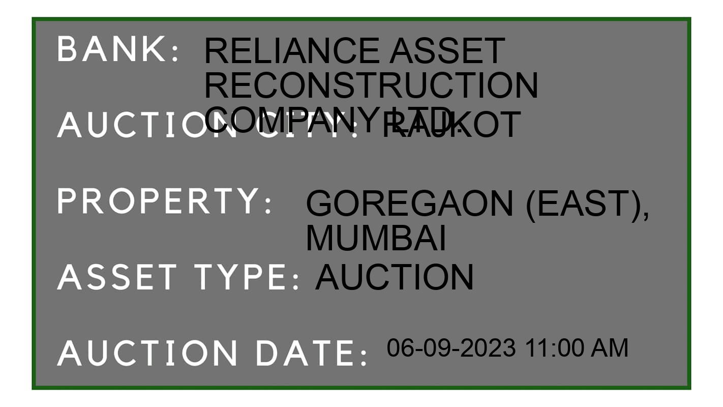 Auction Bank India - ID No: 176586 - Reliance Asset Reconstruction Company Ltd. Auction of Reliance Asset Reconstruction Company Ltd. Auctions for Plot in Rajkot, Rajkot