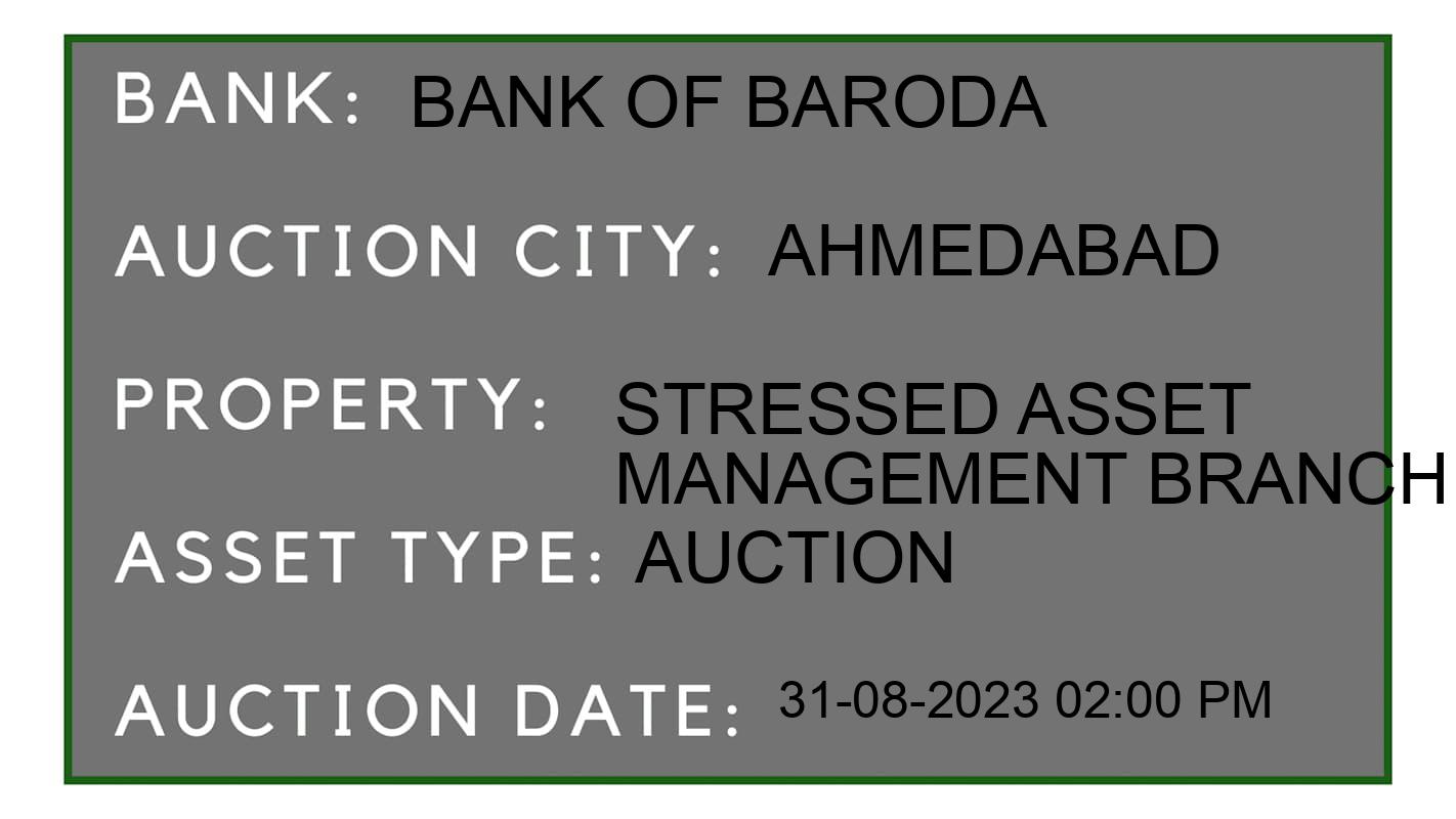 Auction Bank India - ID No: 177175 - Bank of Baroda Auction of Bank of Baroda Auctions for Agricultural Land in Bavla, Ahmedabad