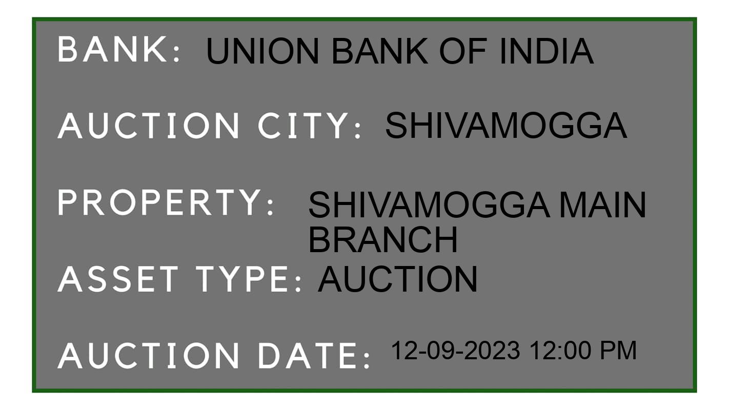 Auction Bank India - ID No: 177783 - Union Bank of India Auction of Union Bank of India Auctions for Residential Flat in Soraba Taluk, Shivamogga