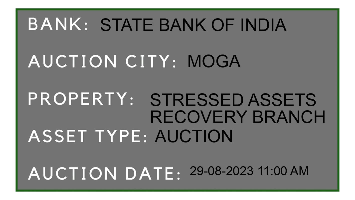 Auction Bank India - ID No: 177873 - State Bank of India Auction of State Bank of India Auctions for Residential House in Moga, Moga