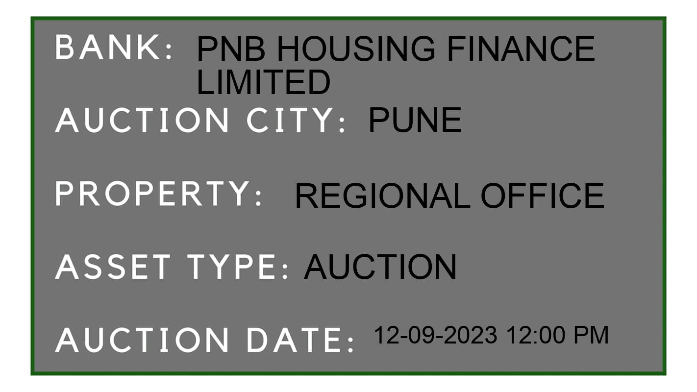 Auction Bank India - ID No: 177935 - PNB Housing Finance Limited Auction of PNB Housing Finance Limited Auctions for Residential Flat in Pune, Pune