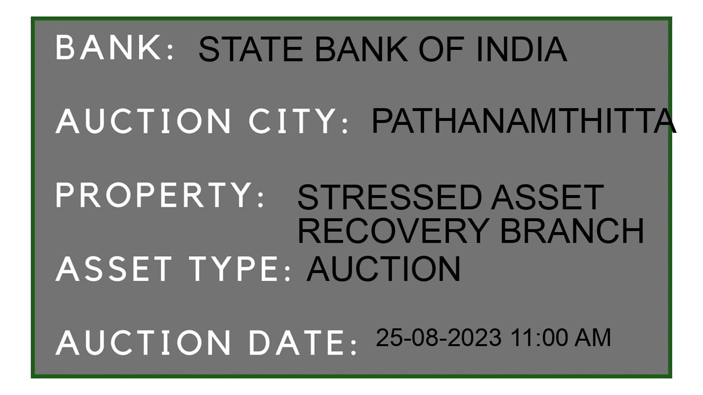 Auction Bank India - ID No: 178245 - State Bank of India Auction of State Bank of India Auctions for Land And Building in tiruvalla, Pathanamthitta
