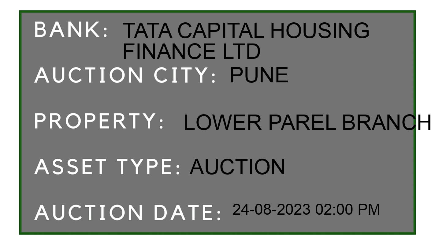 Auction Bank India - ID No: 178368 - Tata Capital Housing Finance Ltd Auction of Tata Capital Housing Finance Ltd Auctions for Commercial Office in Haveli, Pune