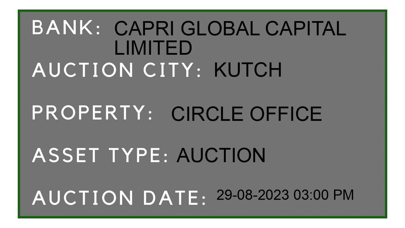 Auction Bank India - ID No: 178715 - Capri Global Capital Limited Auction of Capri Global Capital Limited Auctions for Plot in Bhuj, Kutch