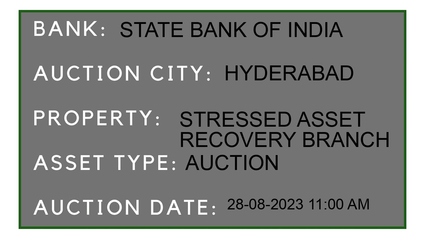 Auction Bank India - ID No: 178850 - State Bank of India Auction of State Bank of India Auctions for Plot in Ramachandrapuram, Hyderabad
