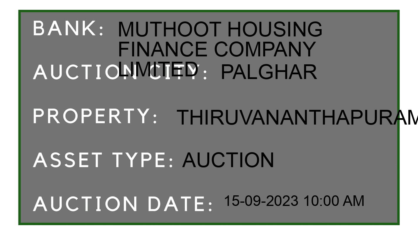 Auction Bank India - ID No: 179119 - Muthoot Housing Finance Company Limited Auction of Muthoot Housing Finance Company Limited Auctions for Land in Salwad, Palghar