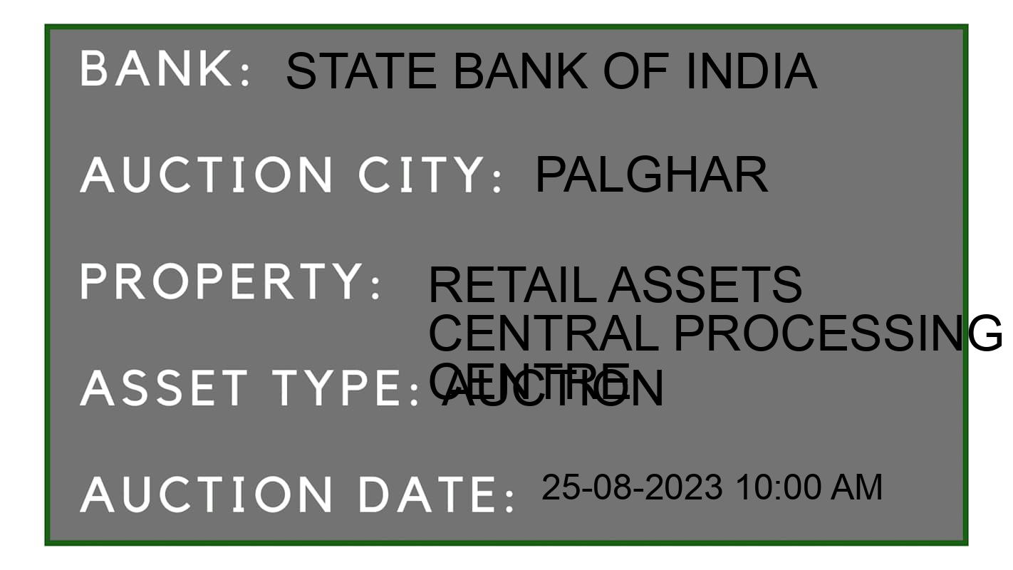 Auction Bank India - ID No: 179133 - State Bank of India Auction of State Bank of India Auctions for Residential Flat in Vasai, Palghar
