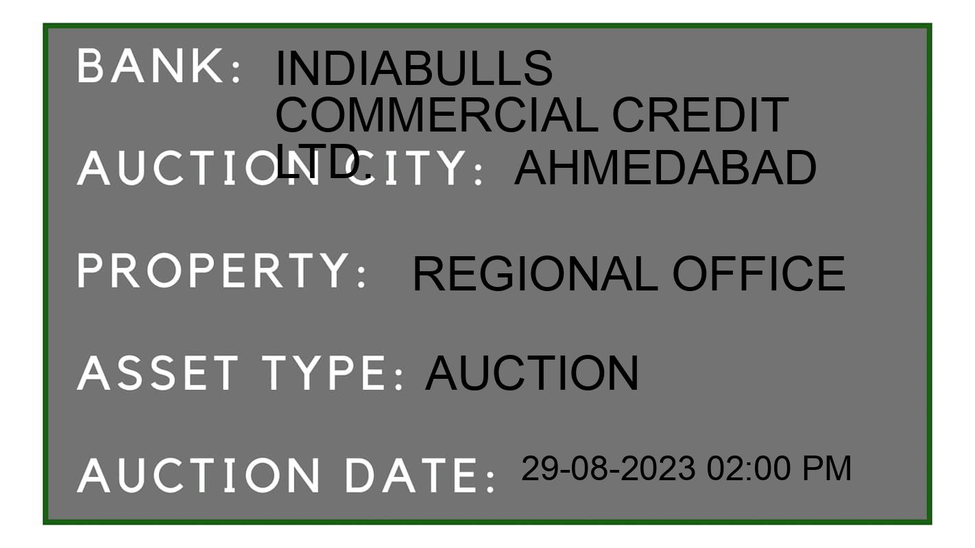 Auction Bank India - ID No: 179226 - INDIABULLS COMMERCIAL CREDIT LTD. Auction of INDIABULLS COMMERCIAL CREDIT LTD. Auctions for Non- Agricultural Land in Vadaj, Ahmedabad